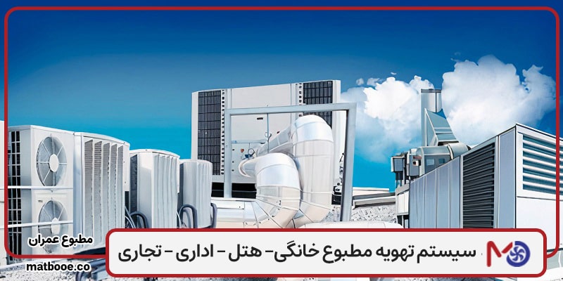 سیستم تهویه مطبوع خانگی- هتل - اداری - تجاری 